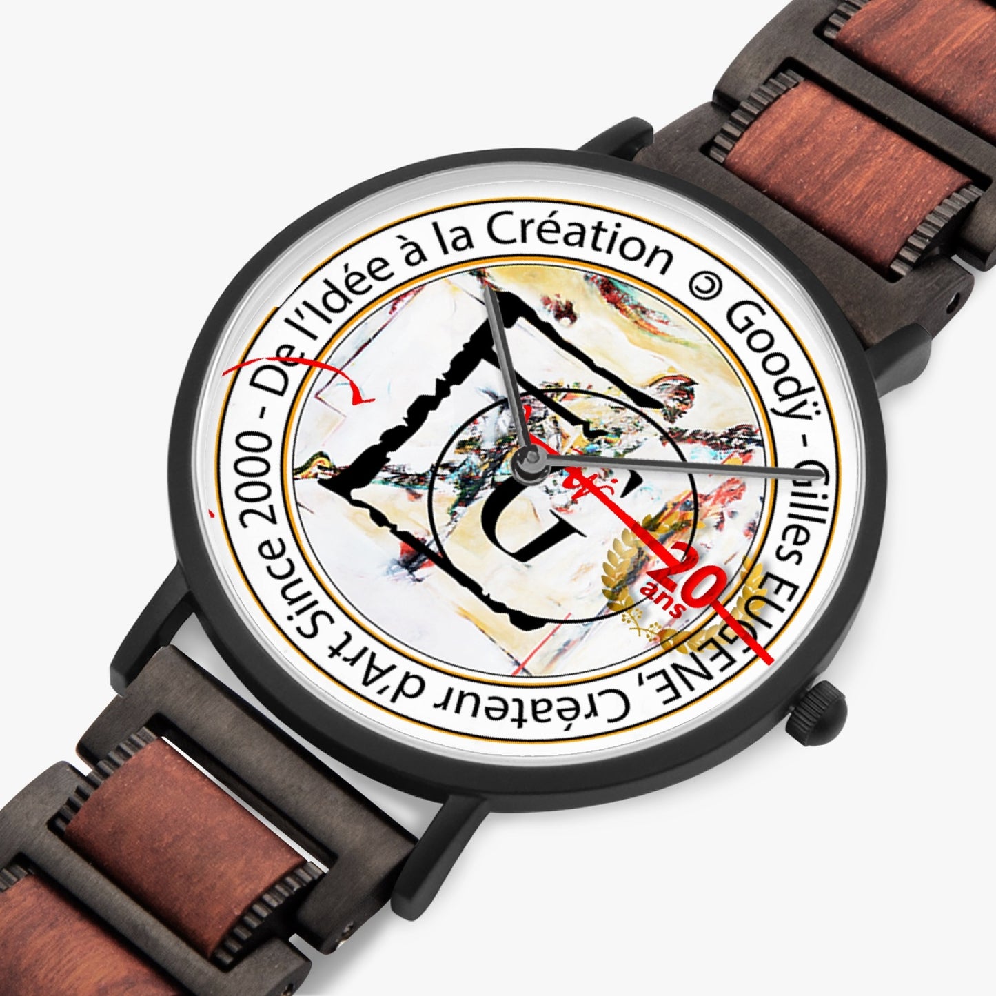 Montre à quartz bambou "Collector"