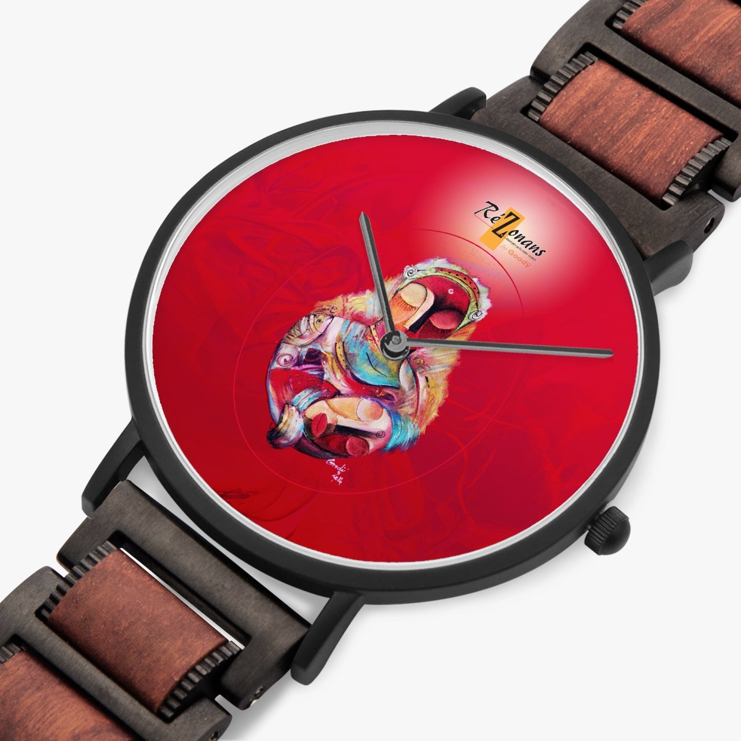 Montre à quartz bambou "Manmanlove"