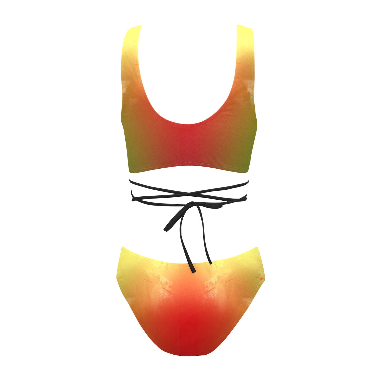 Maillot bikini lacet "Péyi-la"