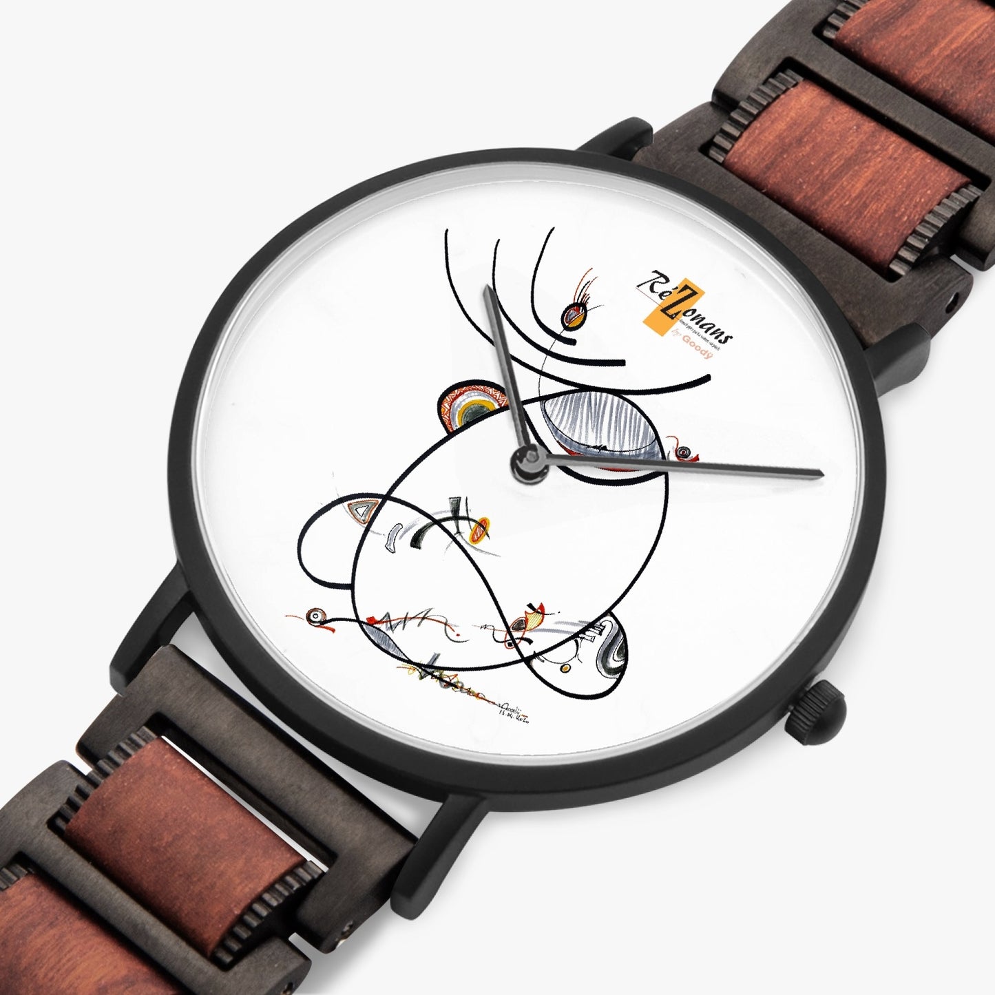 Montre à quartz bambou "Linéas"