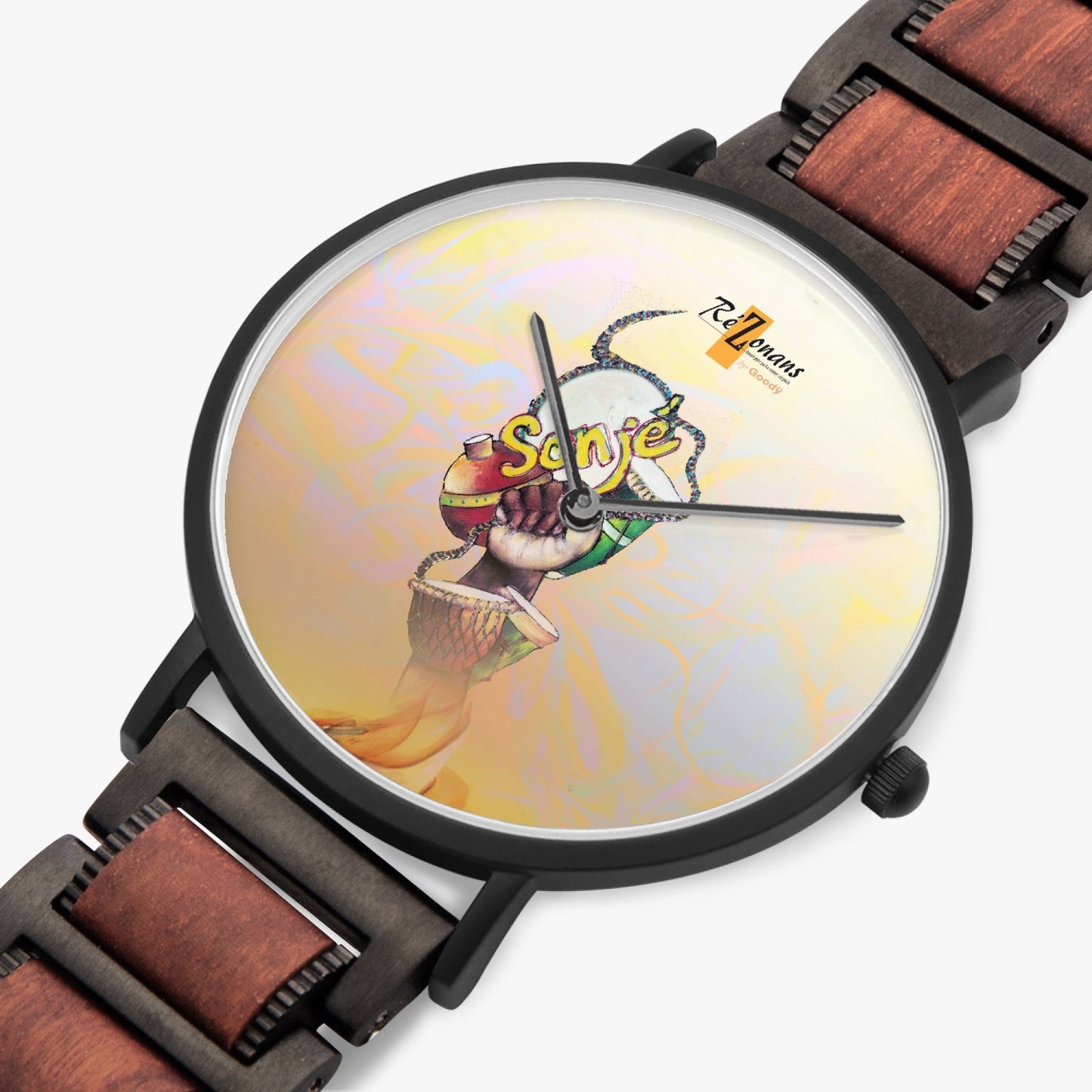 Montre à quartz bambou "Sonjé"