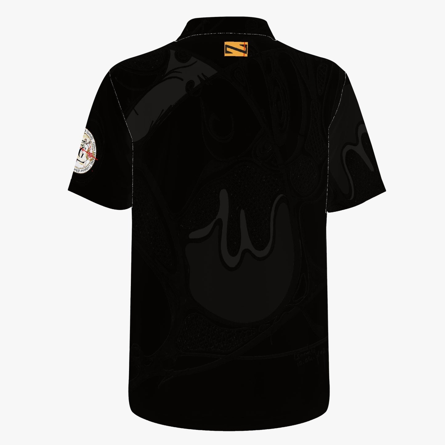 "Transparans" all-over polo shirt