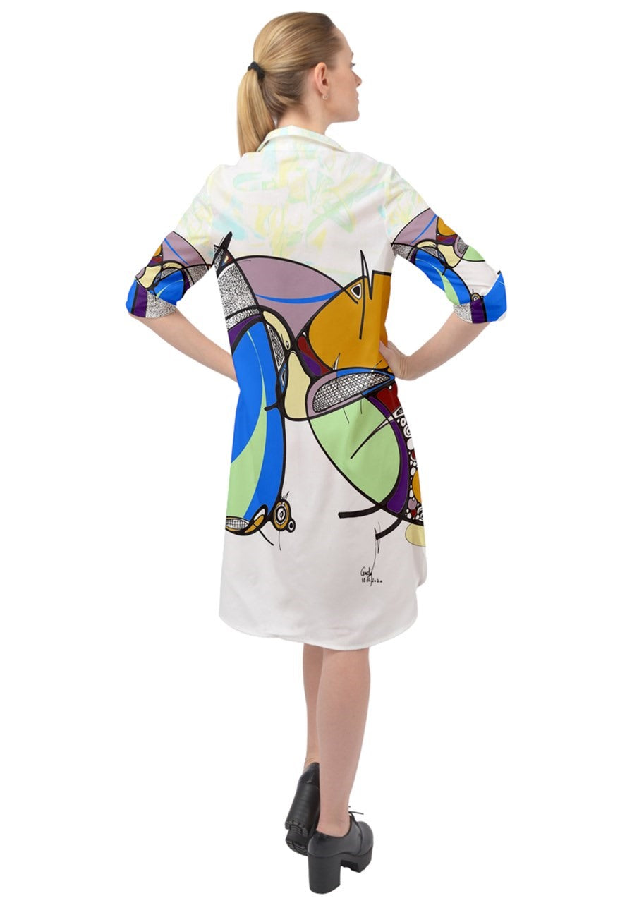 Robe chemise "Yolvèw"