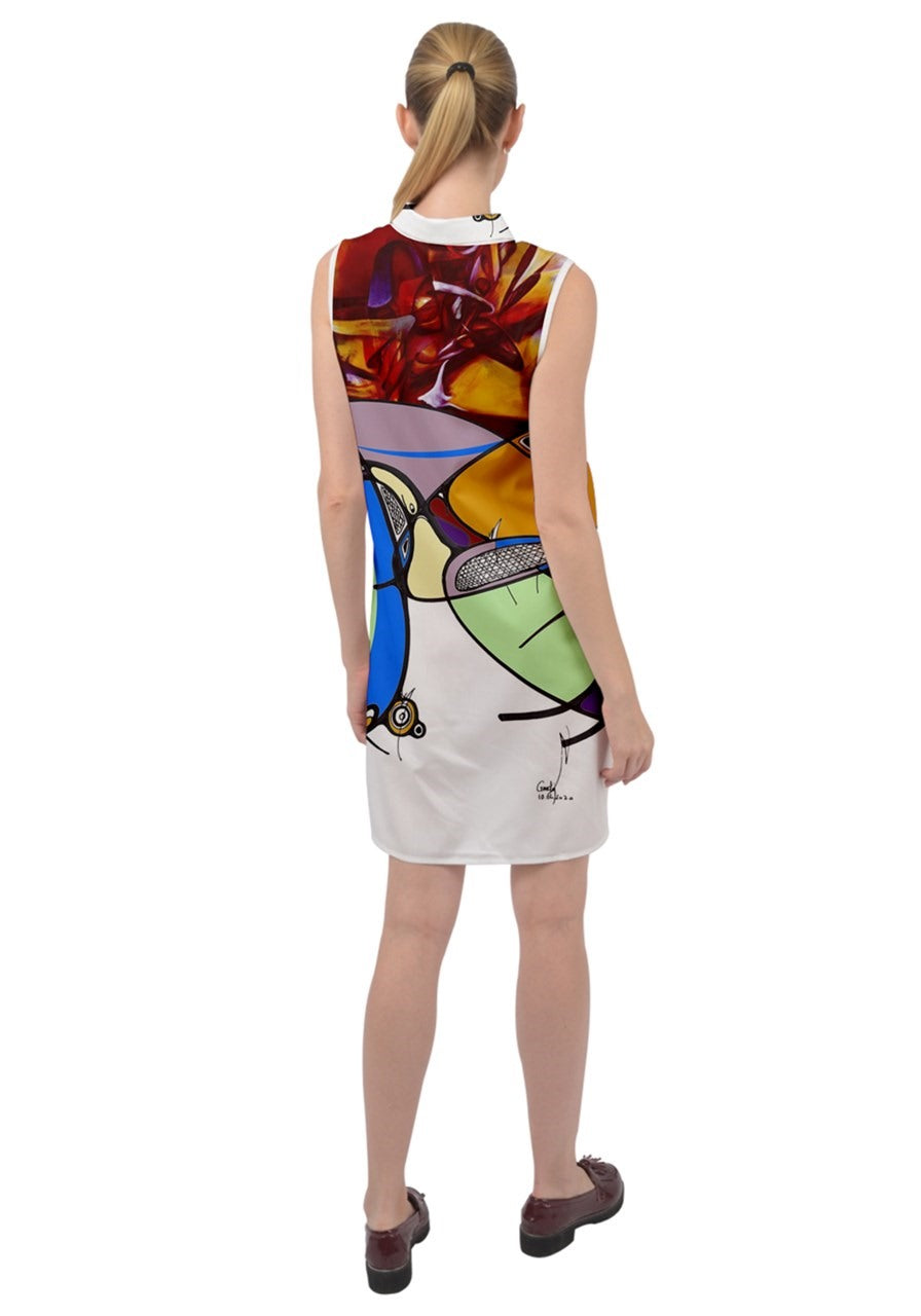 Robe chemise sans manches "Yolmawon"