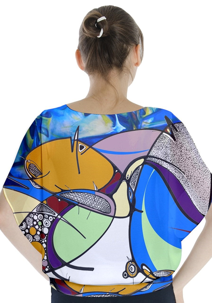 Chemisier chauve sourie "Yolblé"