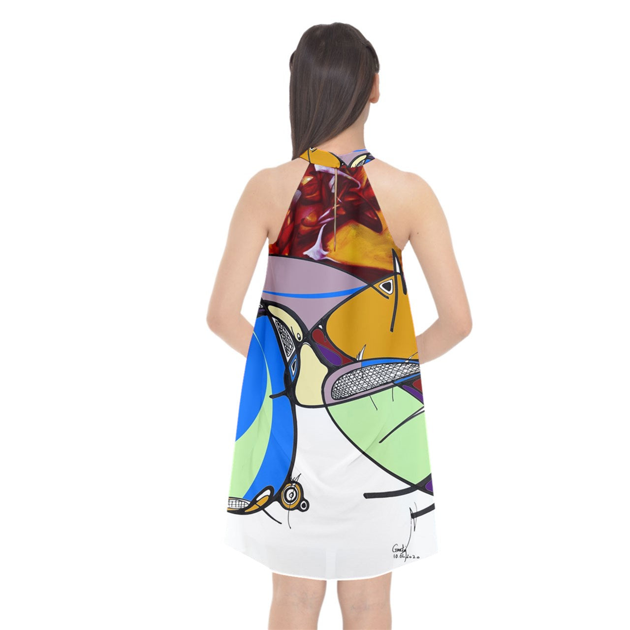 Robe ras de cou "Yolmawon"