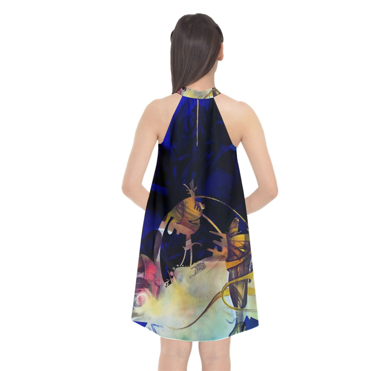 “Dounuit”颈部连衣裙