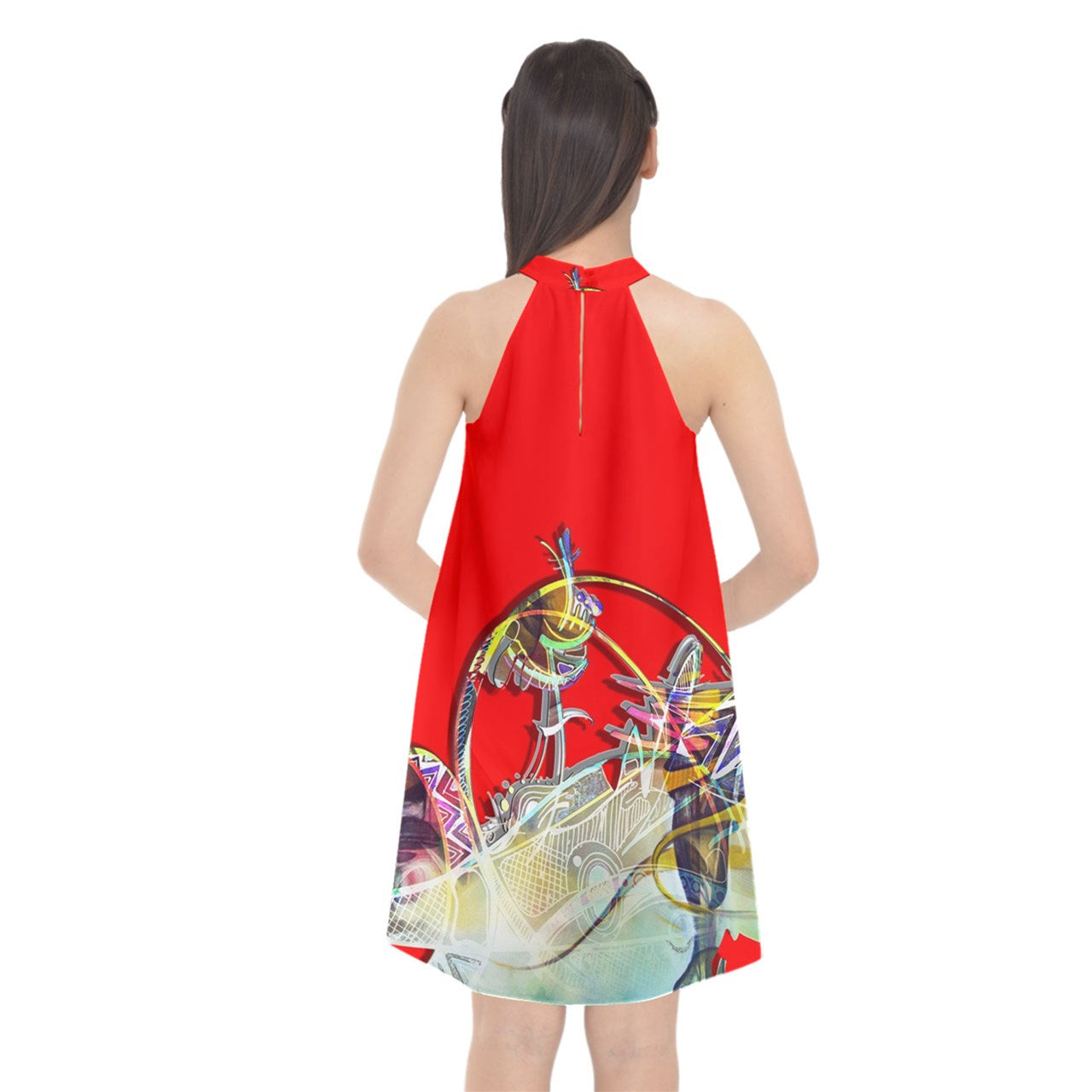 Robe ras de cou "Douwouj"