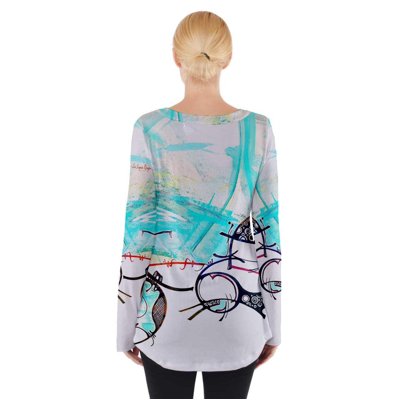 Chemisier ficelé "Lignerouge"