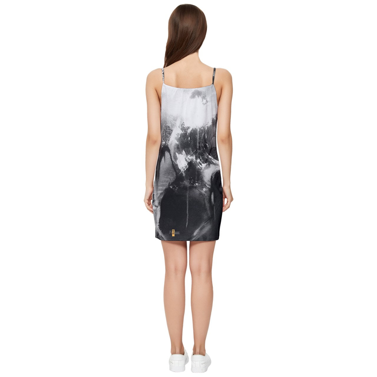 Robe à bretelles "Abstract"