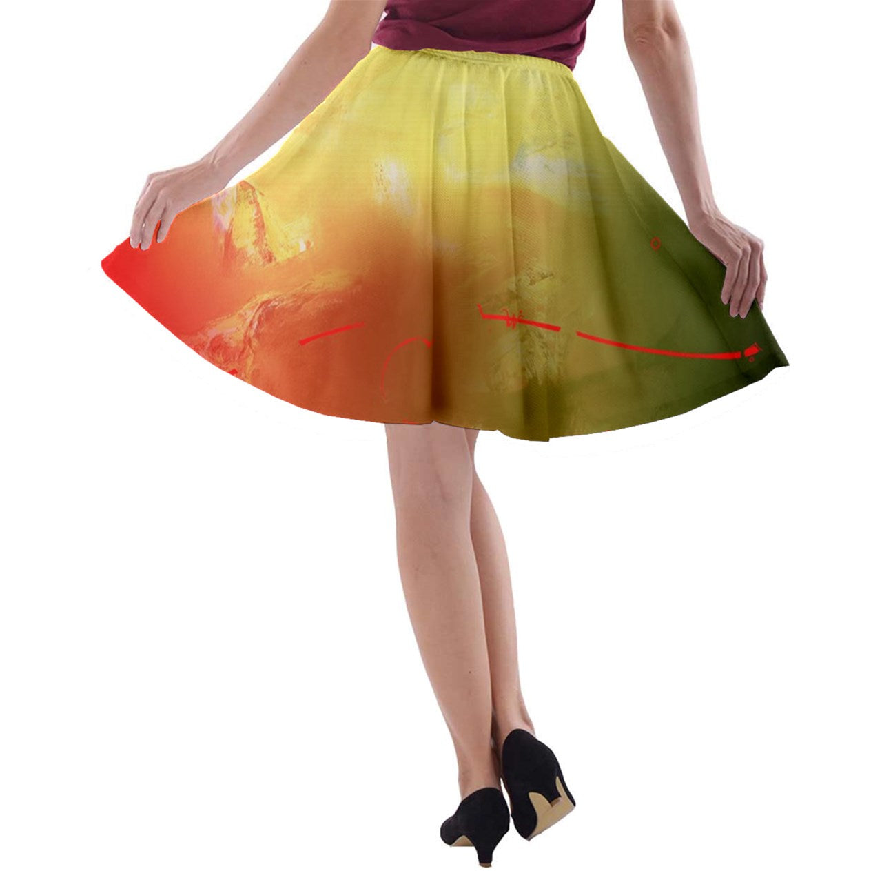 Jupe patineuse "Péyila"