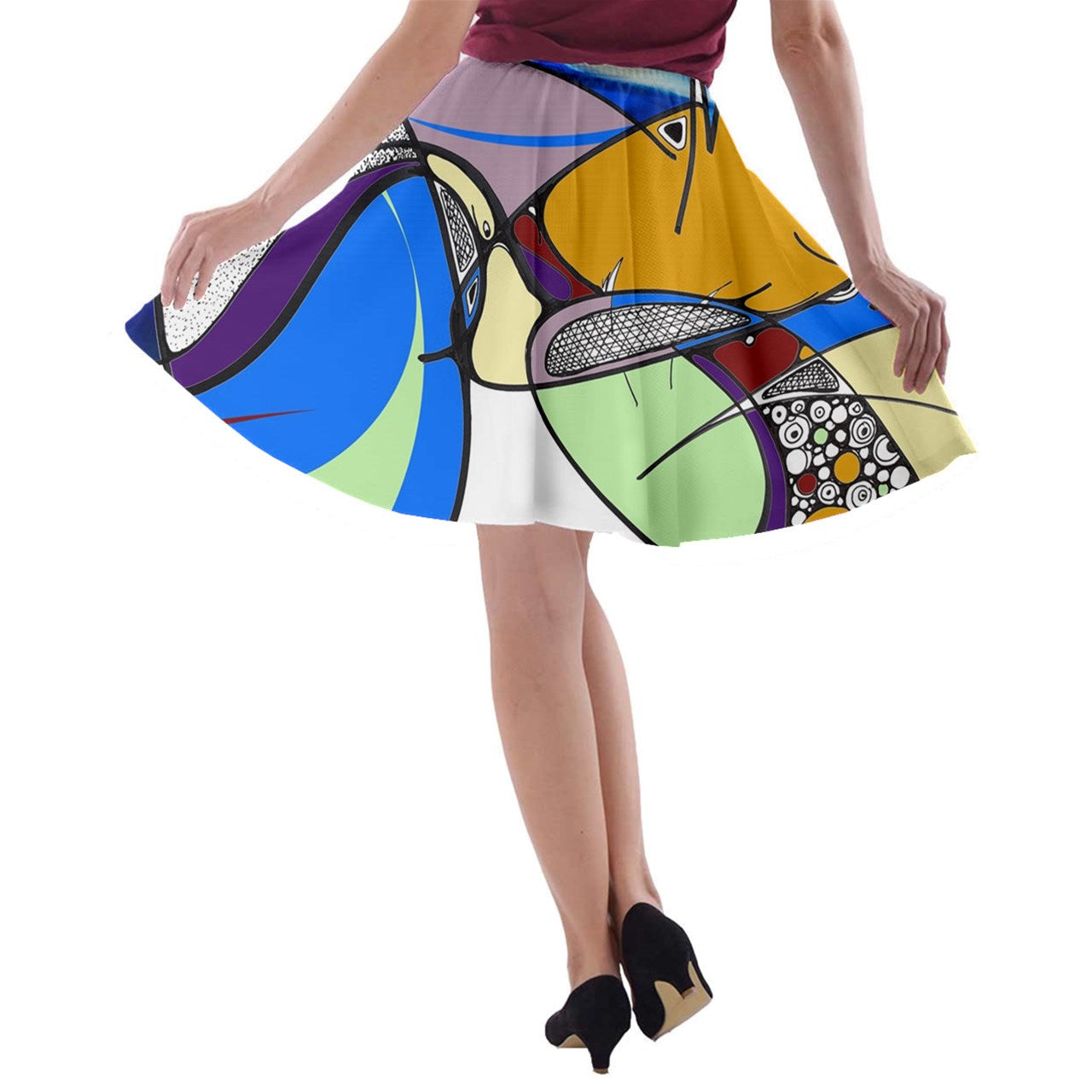 Jupe patineuse "Yolblue"