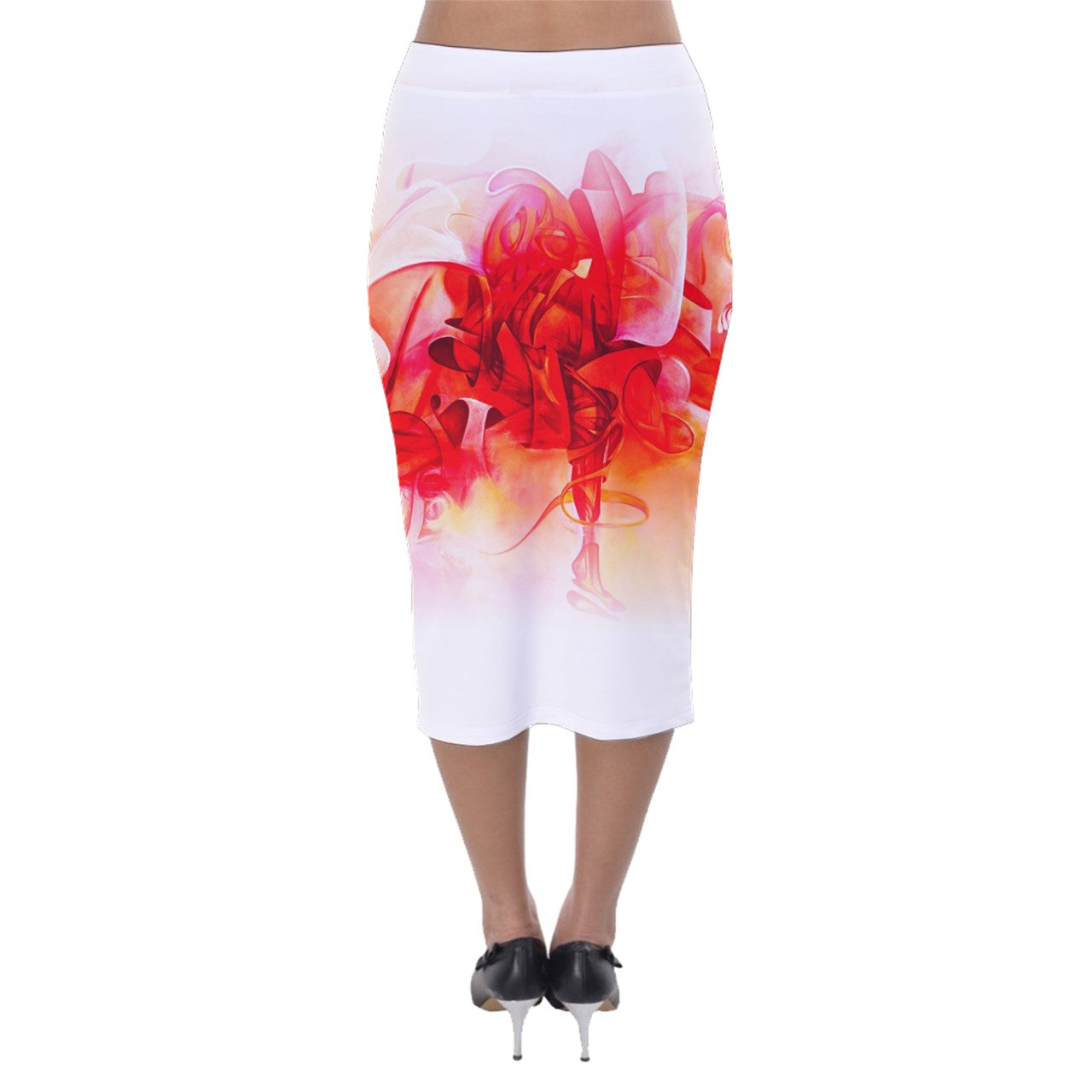 Jupe crayon velour "Douwòz""