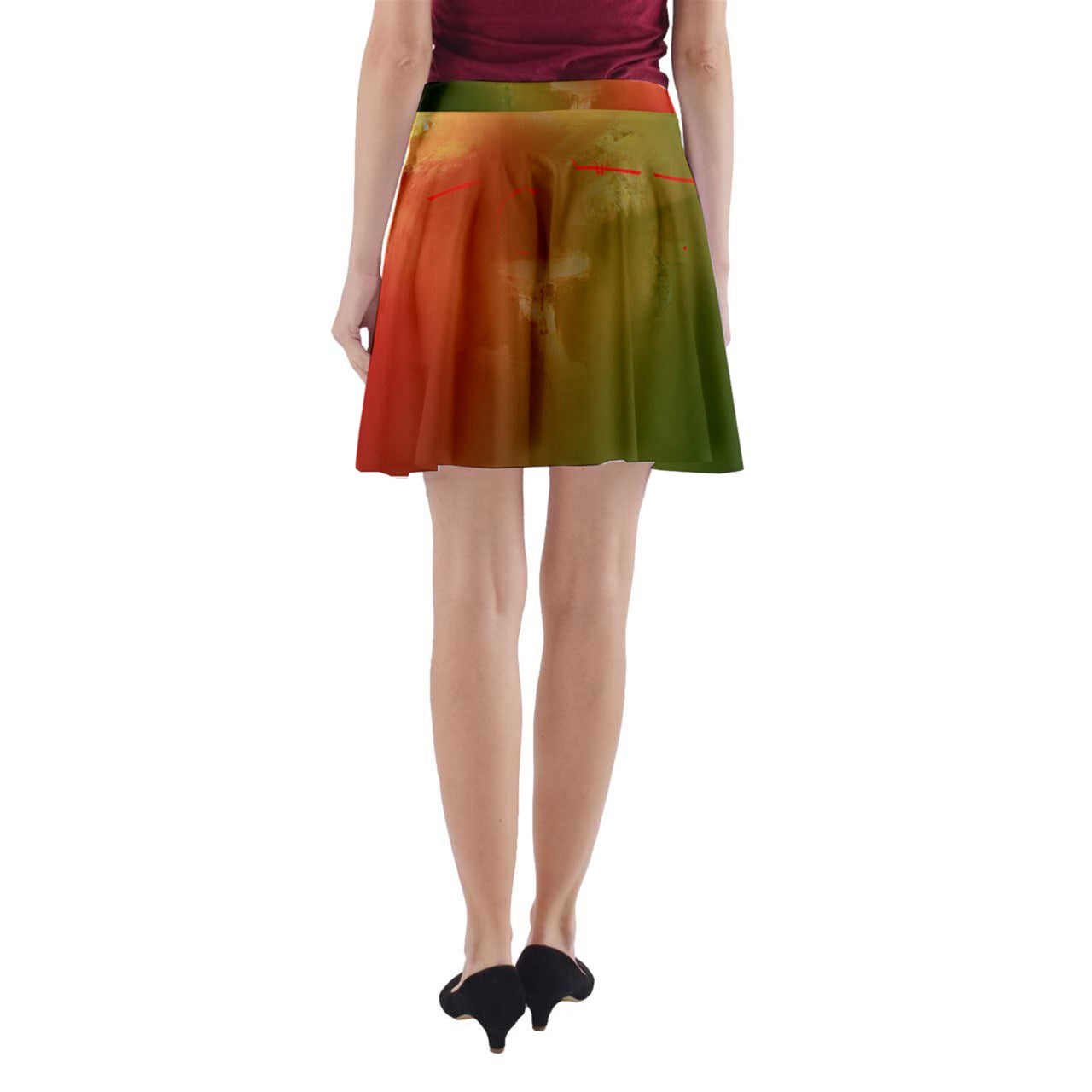 Jupe patineuse à poche "Péyila"