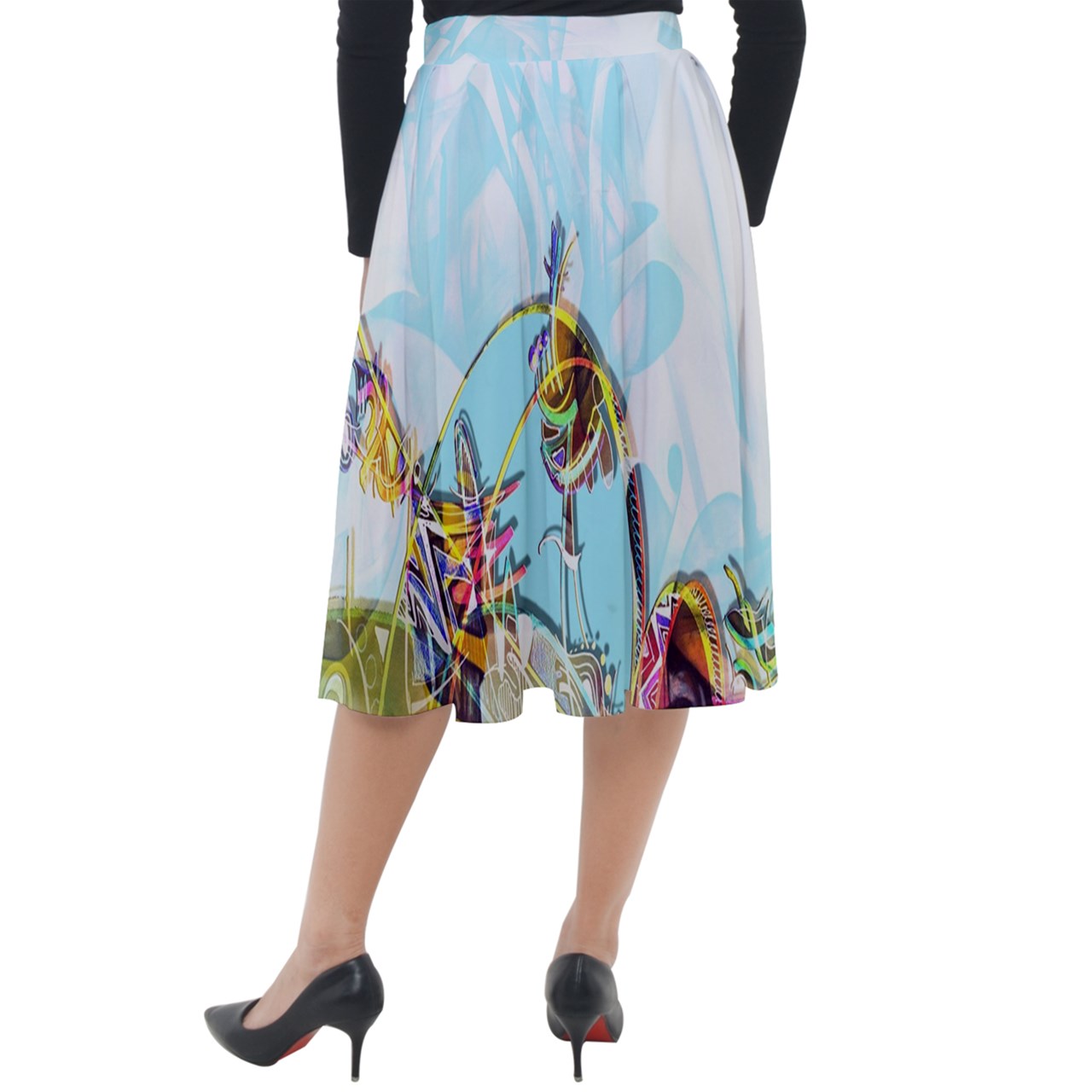 Jupe longue velour "Dousyèl"