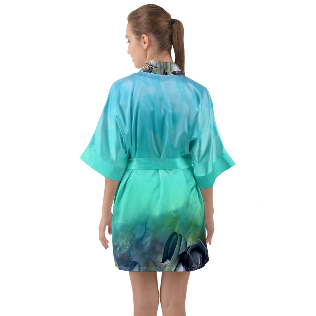 Kimono satin "Makan"