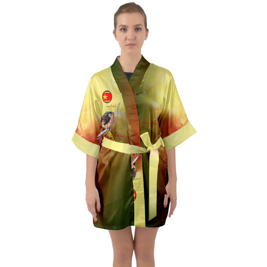 Kimono satin "Péyila"