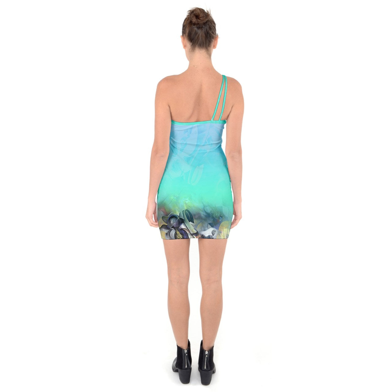 Robe moulante à bretelle "Makan"