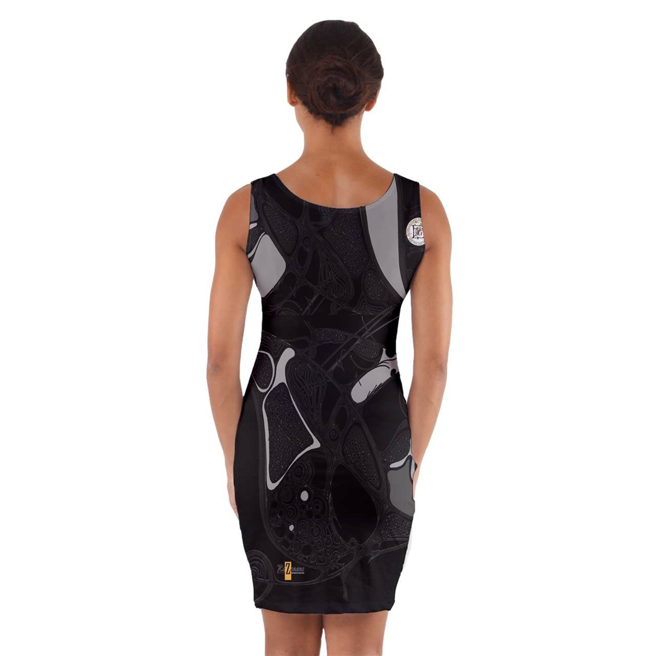 Robe moulante cache-coeur "Wak'N"