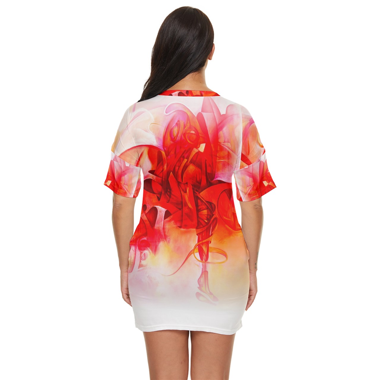 Robe flanquée "Douwòz"