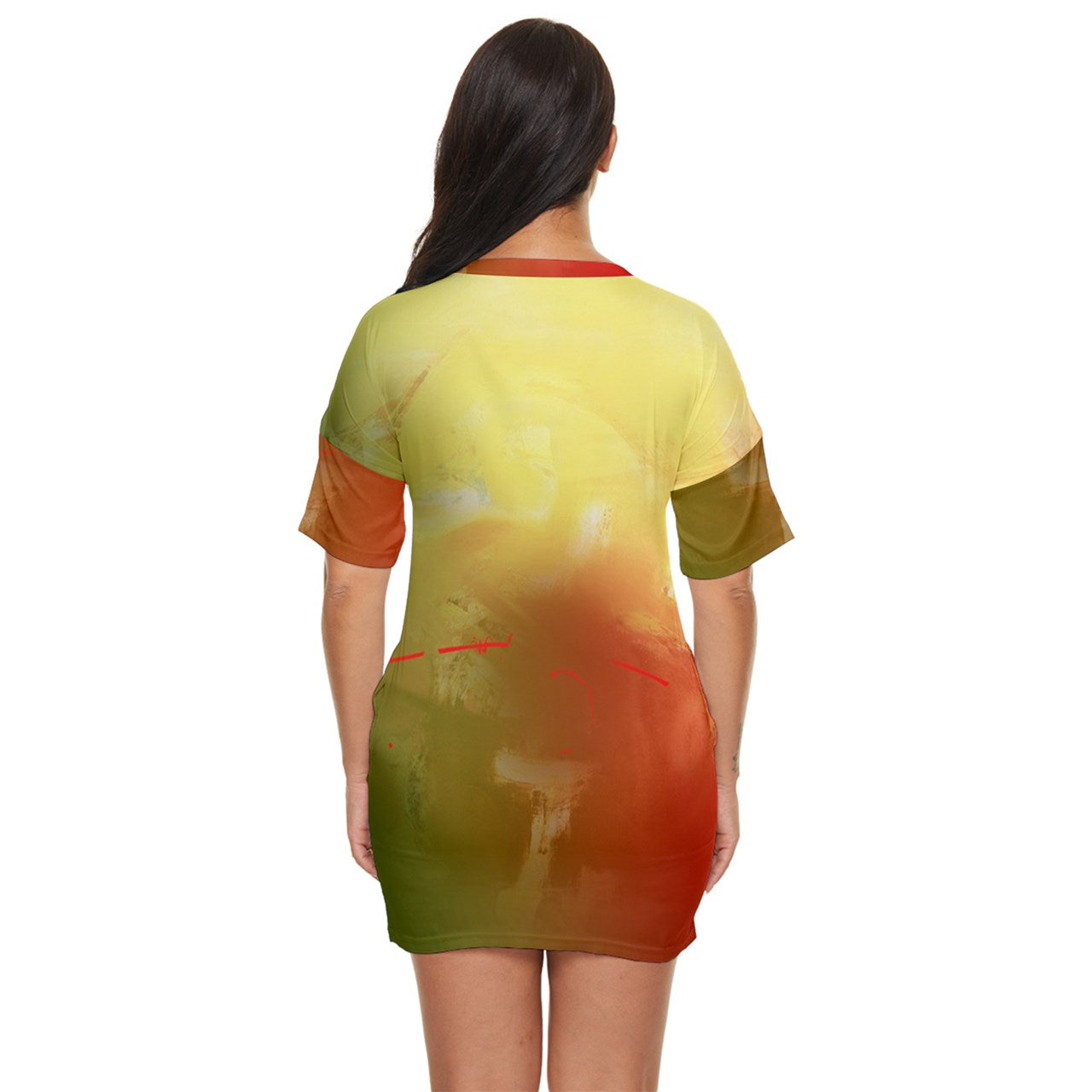 Robe flanquée "Péyila"