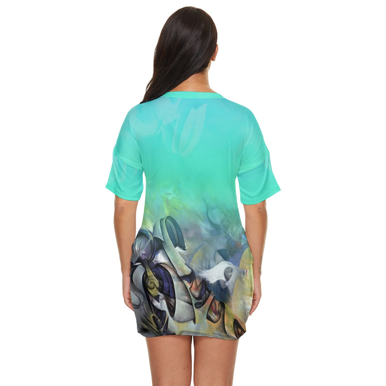 Robe flanquée "Makan"