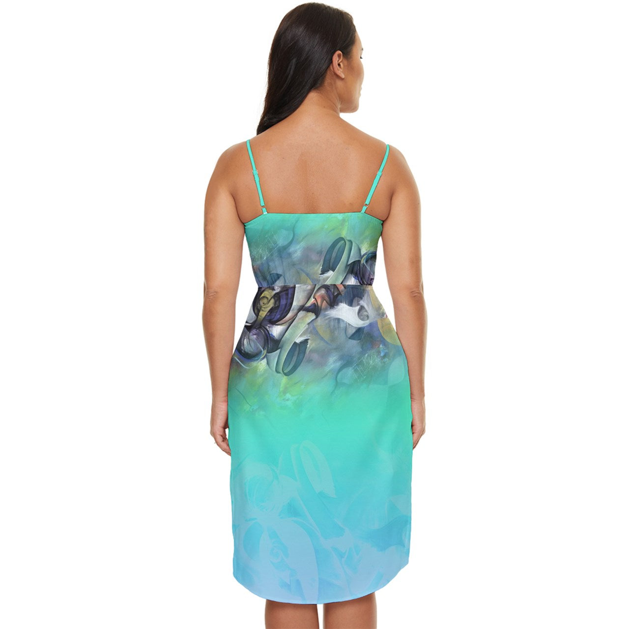 Chiffon-Kleid mit Tulpenherz "Makan"