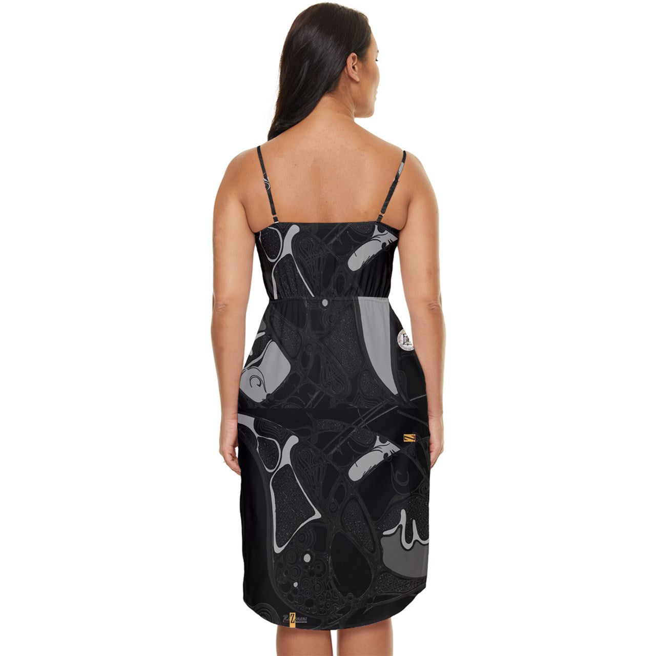 Robe en mousseline à ourlet tulipe "Wak'n"