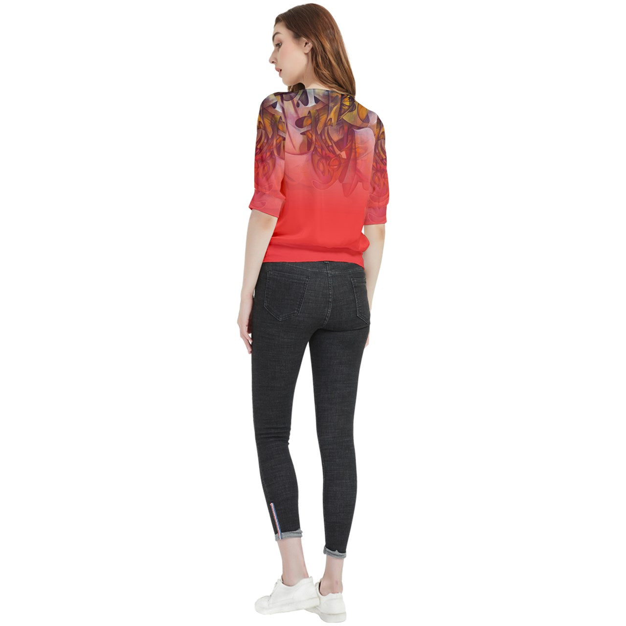 Chemisier à manche 3/4 "Douwouj"