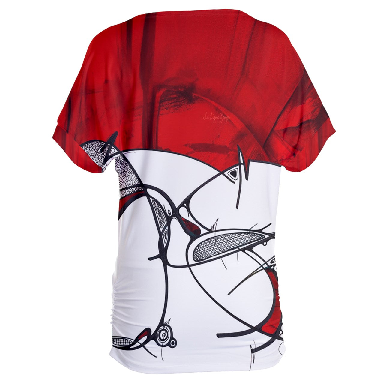 Tee shirt long femme "Yolblan"