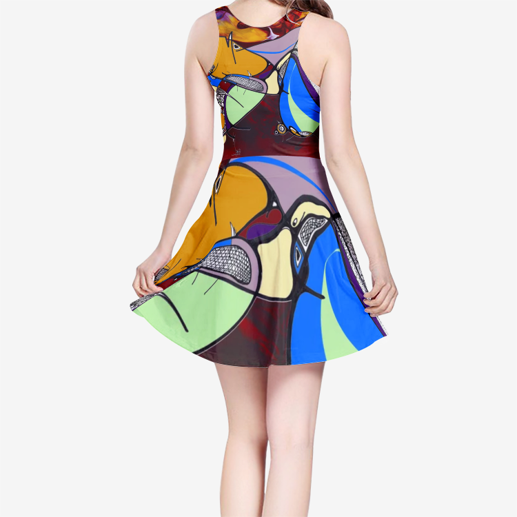 Robe patineuse sans manches "Yolmawon"