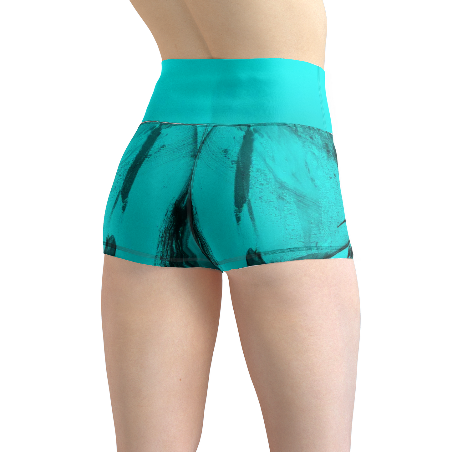 Short de yoga pour femmes "Lightblue"