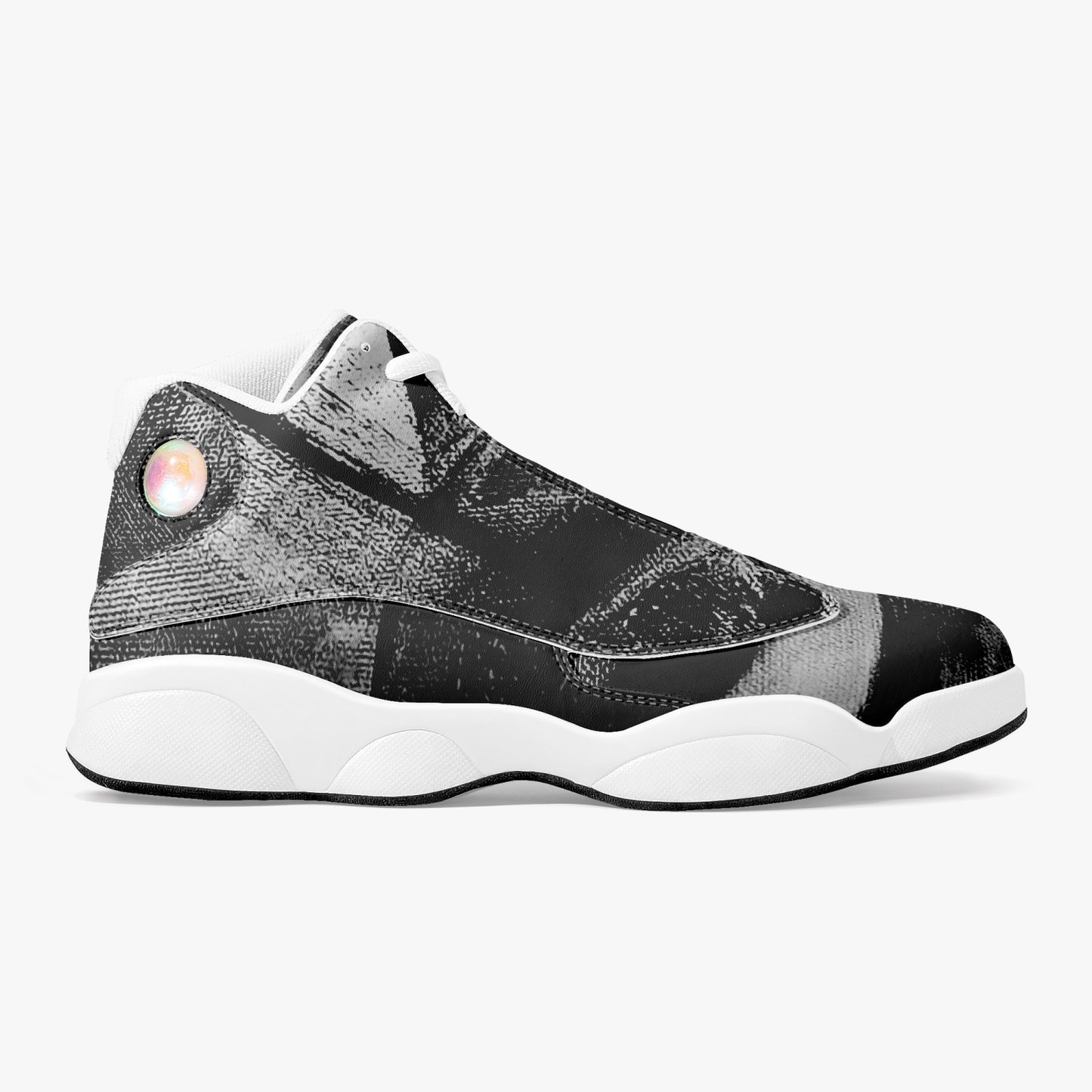 Baskets de basketball en cuir haut de gamme "Wak'grey""