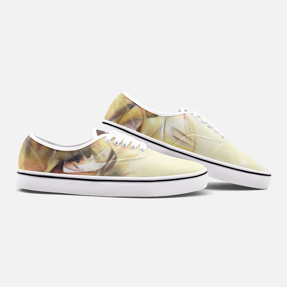 Baskets basses mocassins unisexes "Lèspwa"