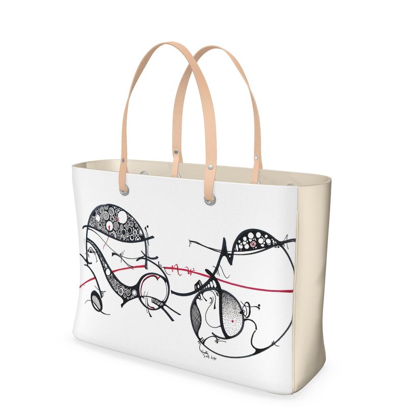 Borsa a mano "La Ligne Rouge"