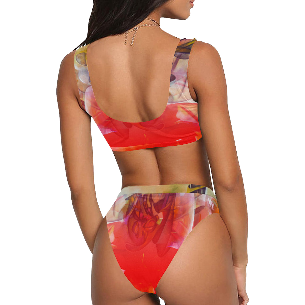 Bikini sport - taille haute "Douwouj"
