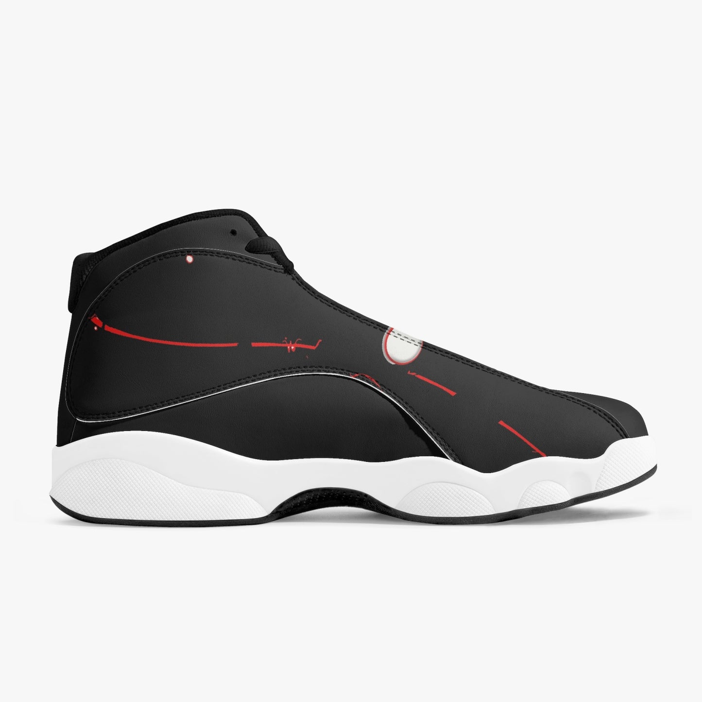 Baskets de basketball en cuir haut de gamme "LLRblack"