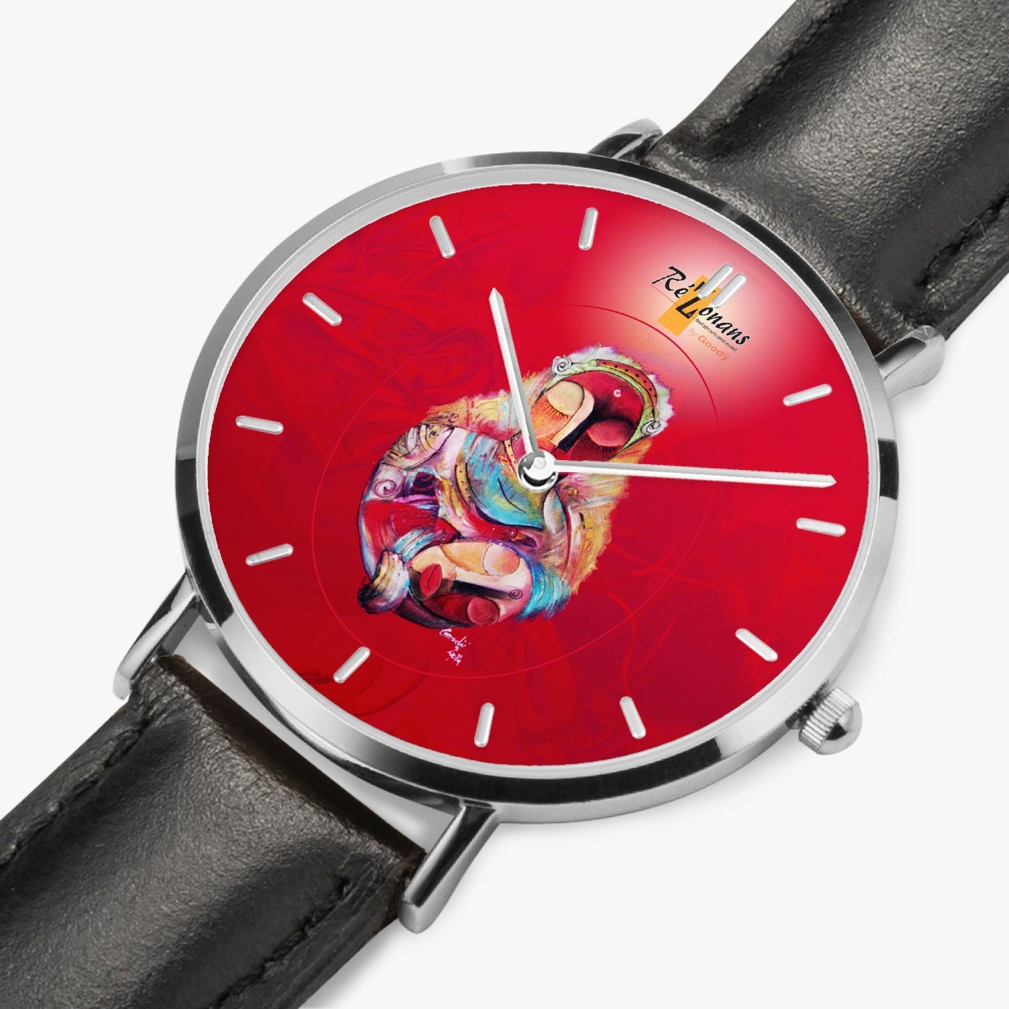 超平石英看“Manmanlove”(银 - 带指示灯)