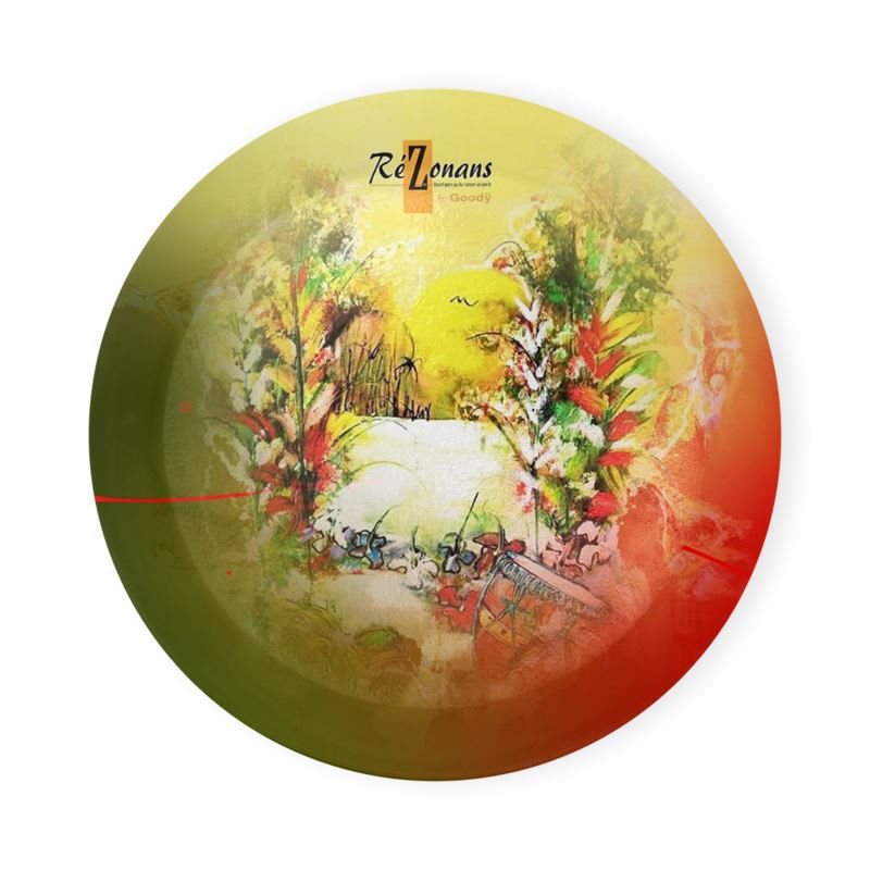 Lot de soucoupes "Péyizaj"