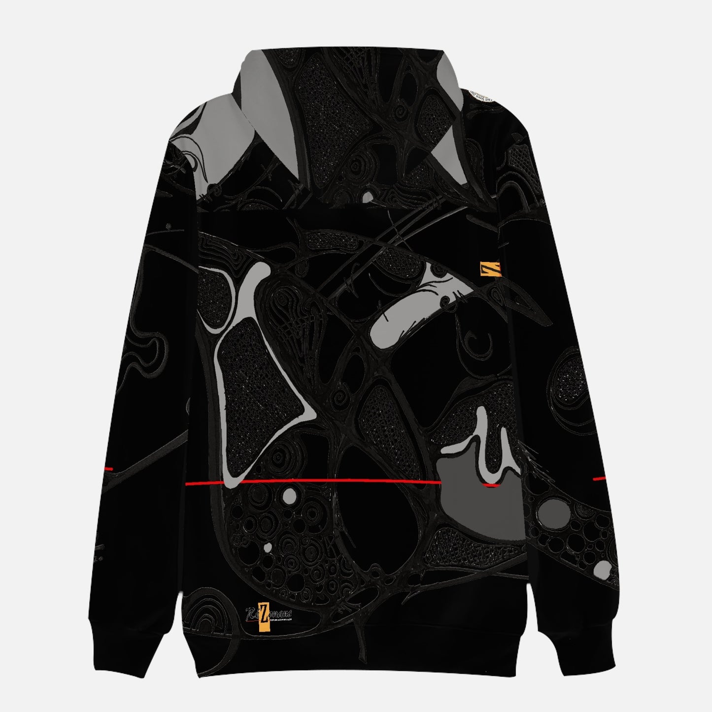 Sweat à capuche à col rond "Wak'Nda"