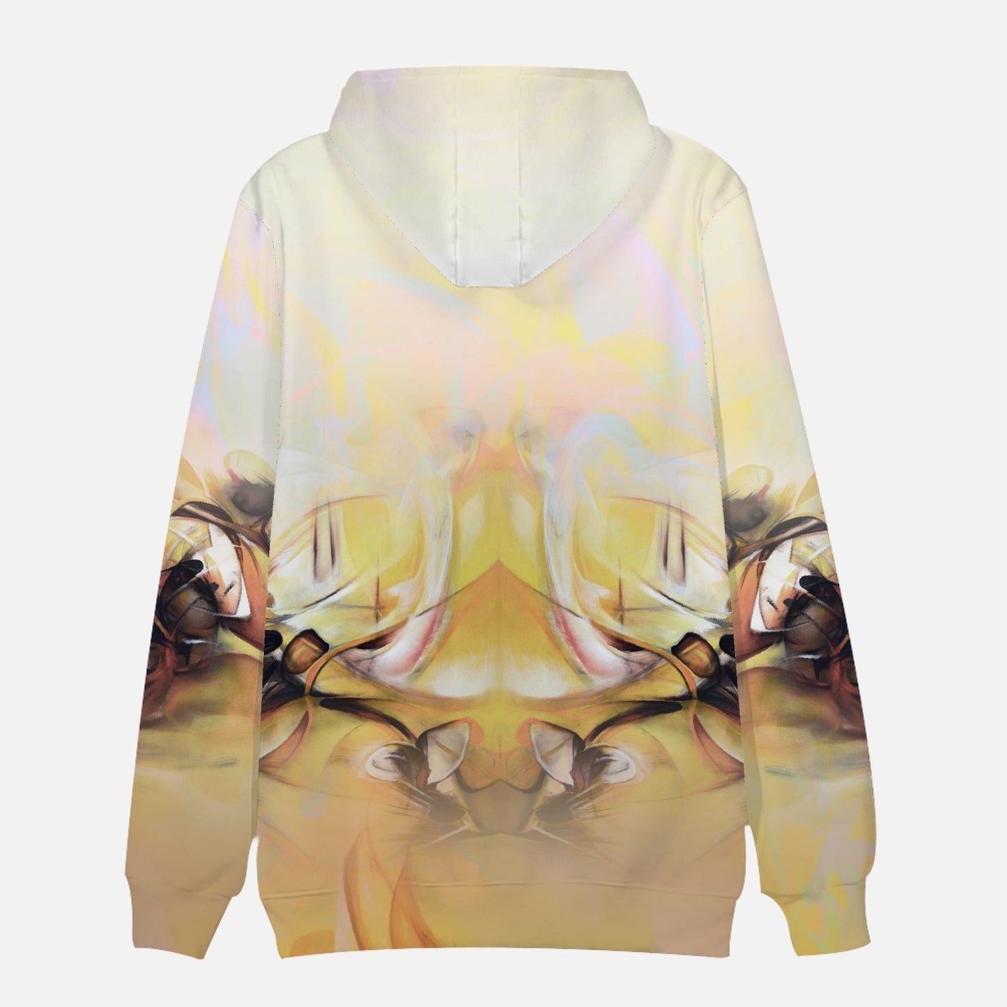 Sweat à capuche à col rond "Lèspwa"