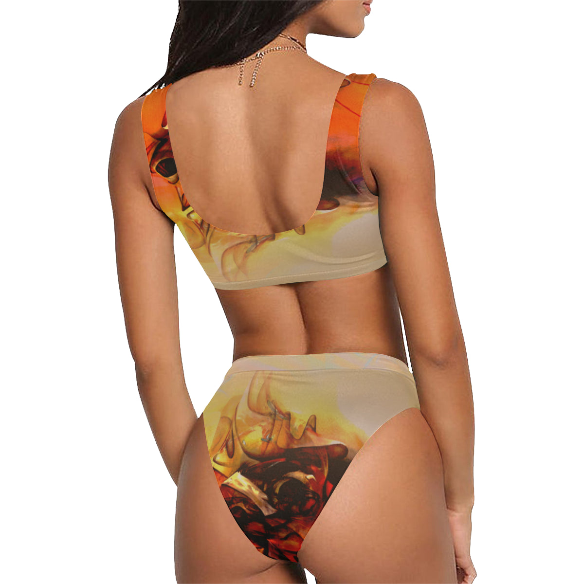 Bikini sport - taille haute "Vayan"