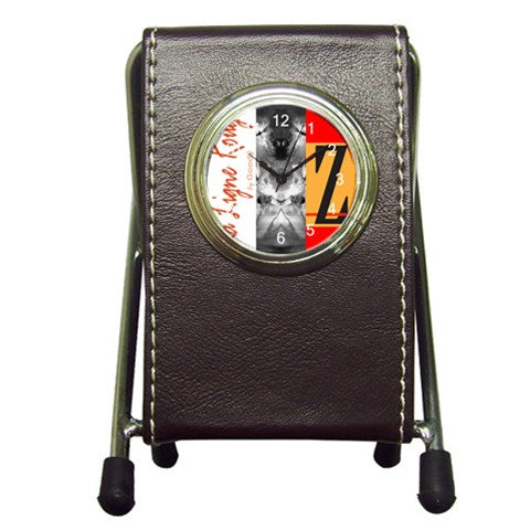 Horloge porte plume "Rézo"