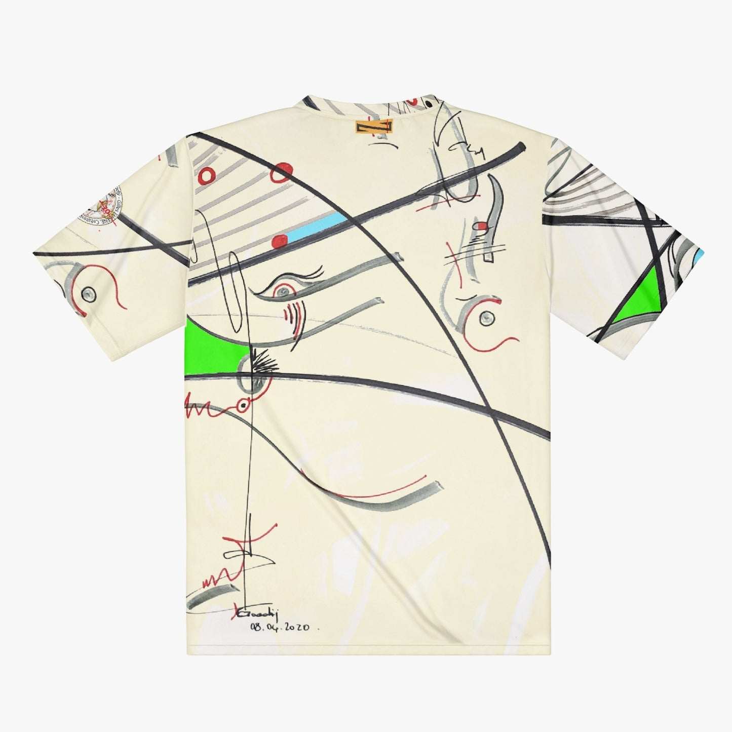 Tee-shirt all-over "L'incertain"