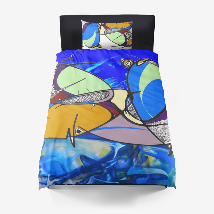 Housse de couette "Yolblue"