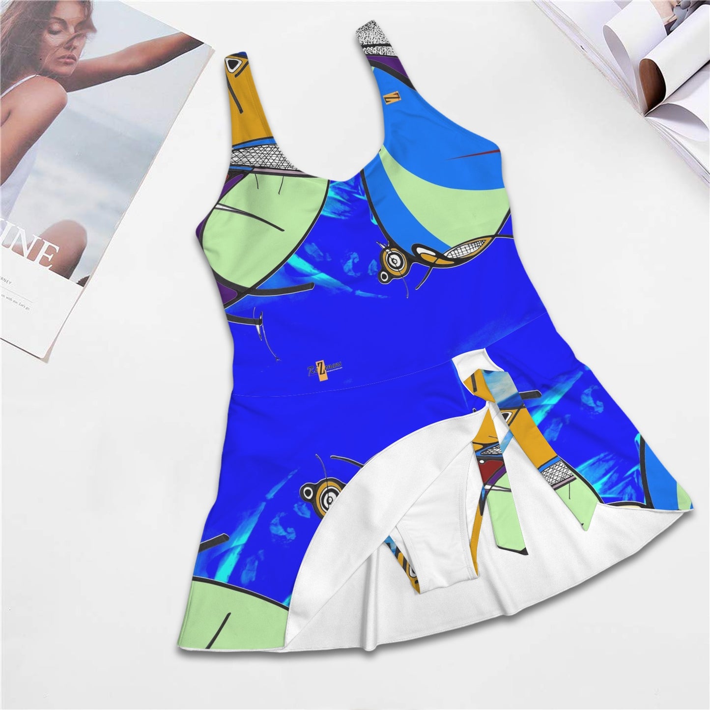 Maillot jupe une pièce "Yòlblé"