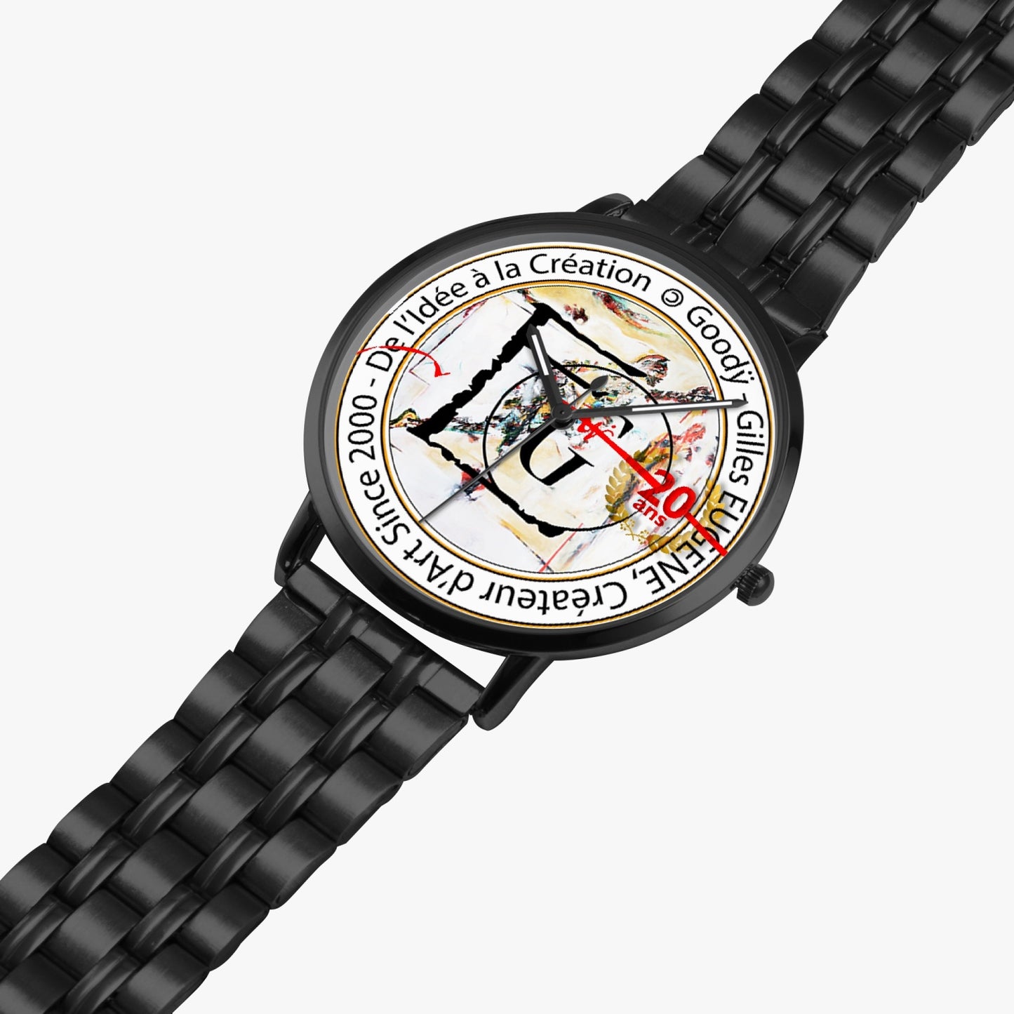 Montre acier ultra-mince "Collector"