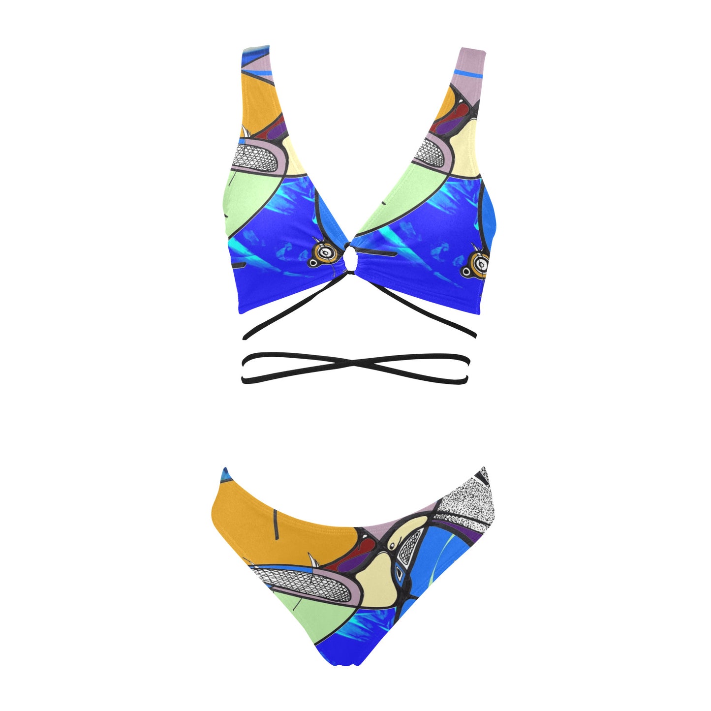 Maillot bikini lacet "Yolblé"