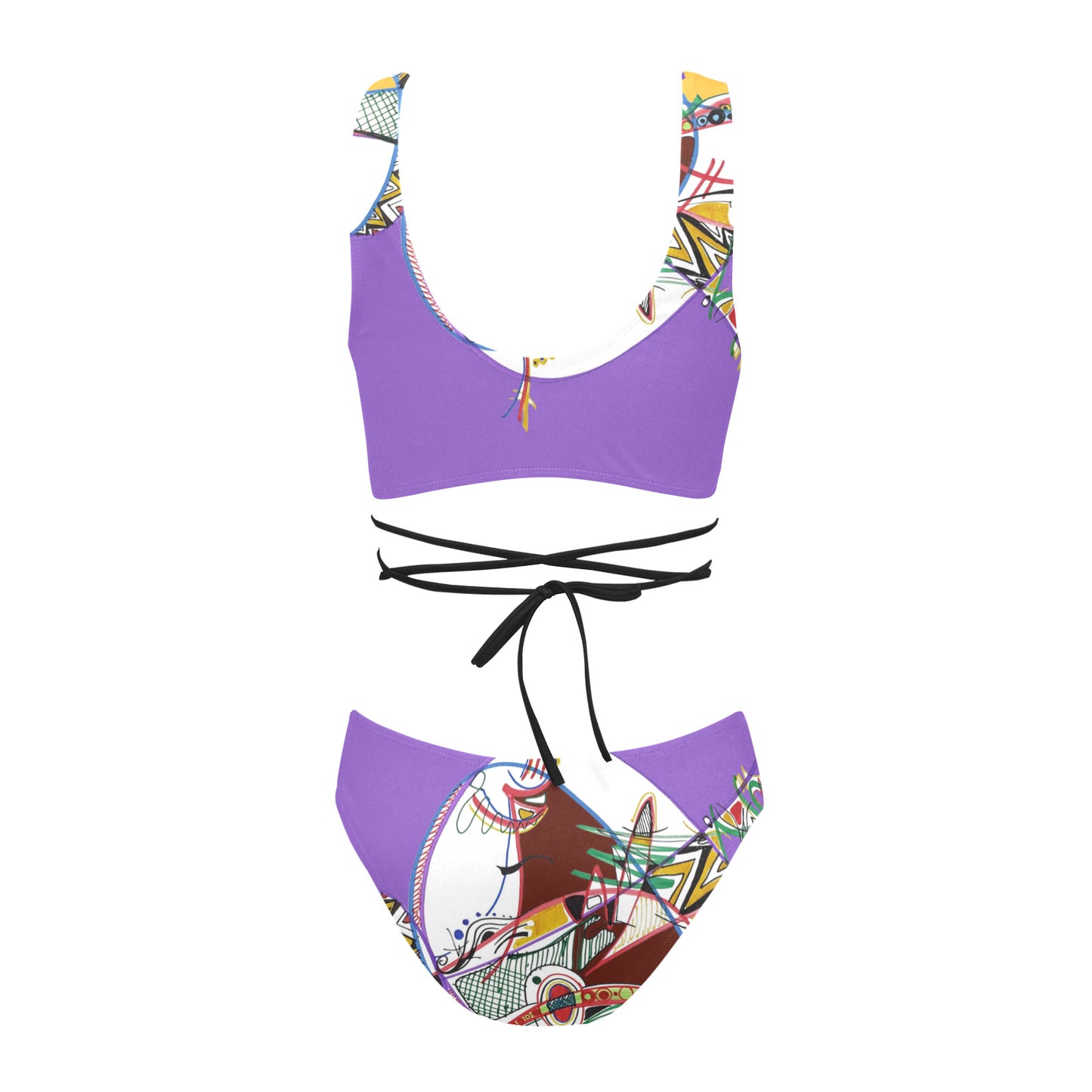 Maillot bikini lacet "Mayav"