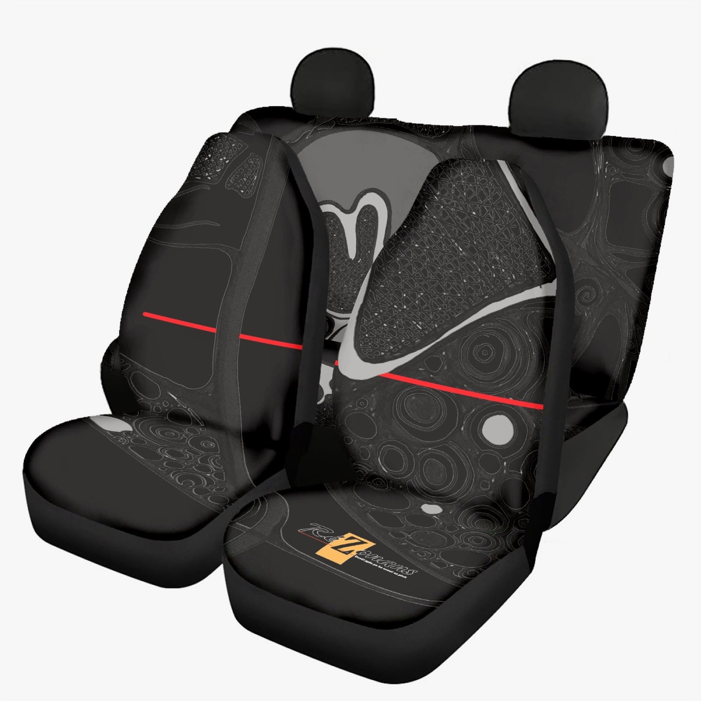 687. Microfiber Car Seat Covers - 3Pcs